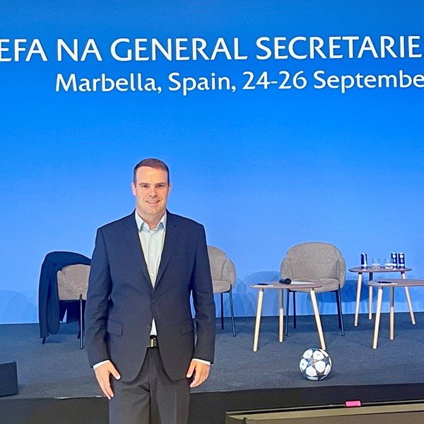 Tomaško at UEFA meeting in Marbella