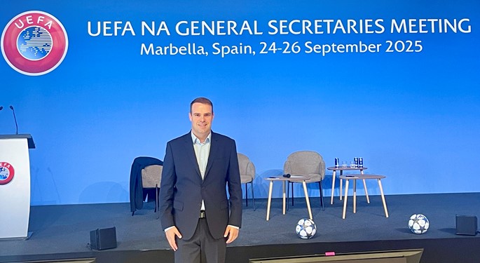 Tomaško at UEFA meeting in Marbella