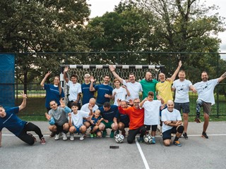 HNS supported an inclusive football tournament for persons with disabilities at Jarun