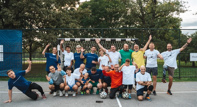 HNS supported an inclusive football tournament for persons with disabilities at Jarun