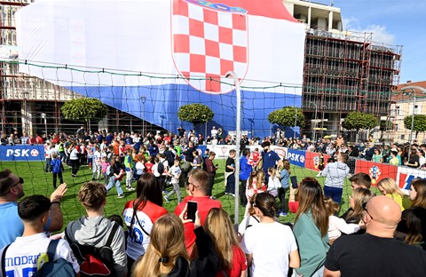 Vatreni uljepšali subotnje poslijepodne varaždinskoj djeci