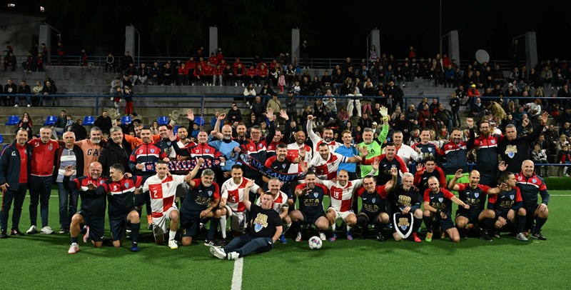 Reprezentacija veterana Hrvatske uveličala stotu obljetnicu NK Zamet iz Rijeke