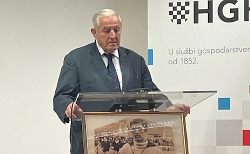 Delegacija HNS-a na posljednjem ispraćaju Dragutina Krizmanića