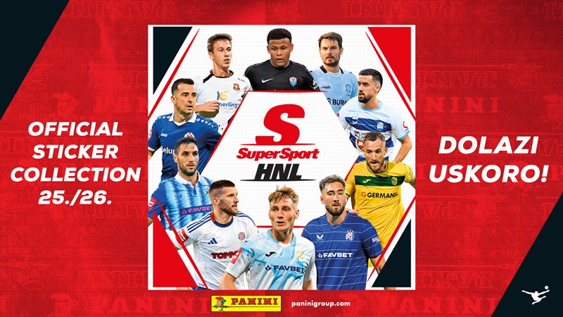 Novo izdanje albuma sa sličicama SuperSport HNL-a u suradnji HNS-a i Paninija