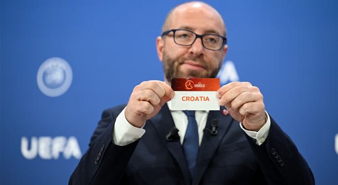 Croatia in a group with England, Italy and Turkey