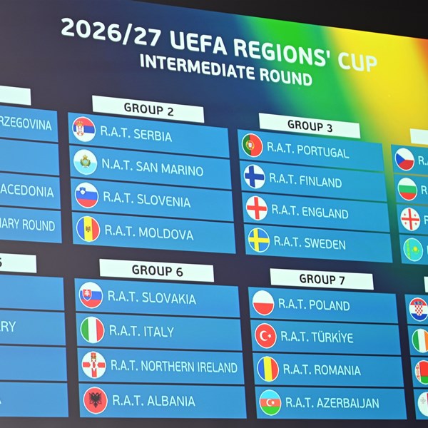 Održan ždrijeb novog ciklusa Uefinog Kupa regija