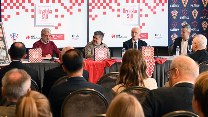 Predstavljena knjiga Hrvatska - SAD (ili nikad) o prvoj utakmici hrvatske reprezentacije