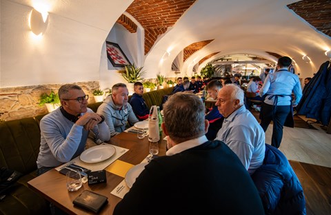 Prijem za futsalsku reprezentaciju u restoranu The Family