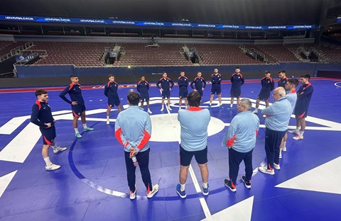 Hrvatska futsalska reprezentacija odradila prvi trening u Rigi