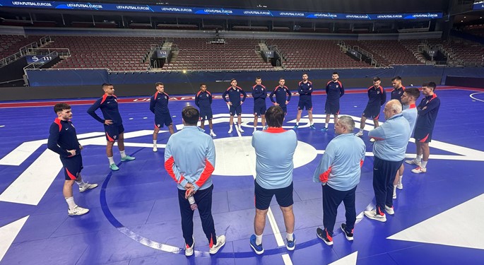 Hrvatska futsalska reprezentacija odradila prvi trening u Rigi