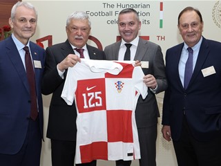 Kustić i Mikša među uglednicima na velikoj proslavi Mađarskog nogometnog saveza