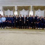 Premijer Andrej Plenković u Banskim dvorima primio brončanu futsalsku reprezentaciju