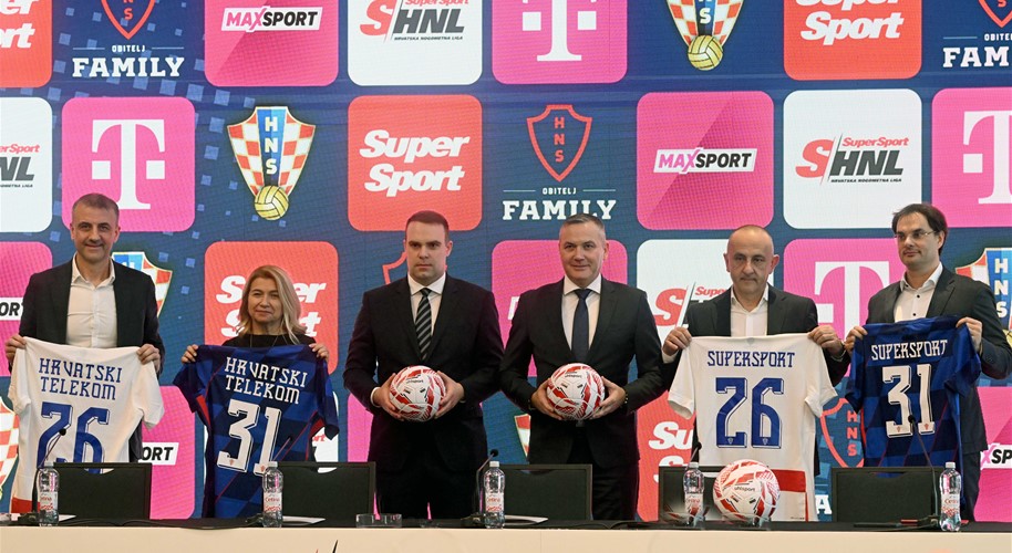HNS, Hrvatski Telekom i SuperSport potpisali najvrjedniji ugovor u povijesti HNL-a