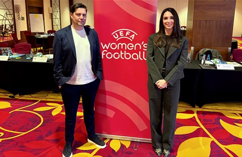 Ivona Hemen i Hrvoje Hrkač na Uefinoj radionici u Varšavi