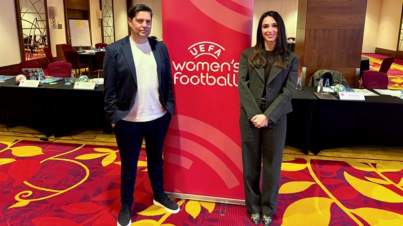 Ivona Hemen i Hrvoje Hrkač na Uefinoj radionici u Varšavi