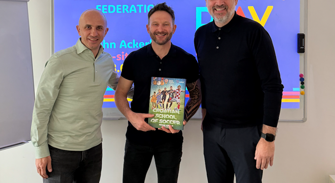 HNS hosted a mentor of the UEFA Playmakers project and presented its work