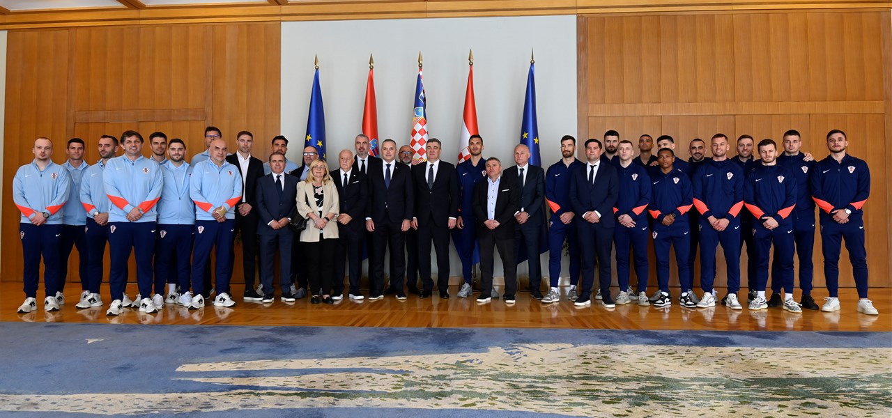 Predsjednik RH Zoran Milanović primio brončanu futsalsku reprezentaciju