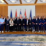 Predsjednik RH Zoran Milanović primio brončanu futsalsku reprezentaciju