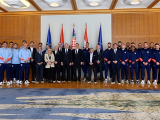 Predsjednik RH Zoran Milanović primio brončanu futsalsku reprezentaciju
