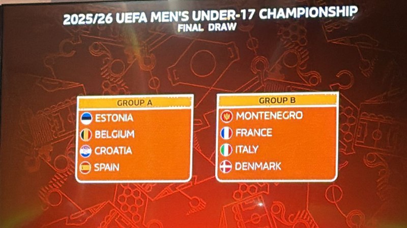 Hrvatska u skupini s Estonijom, Belgijom i Španjolskom