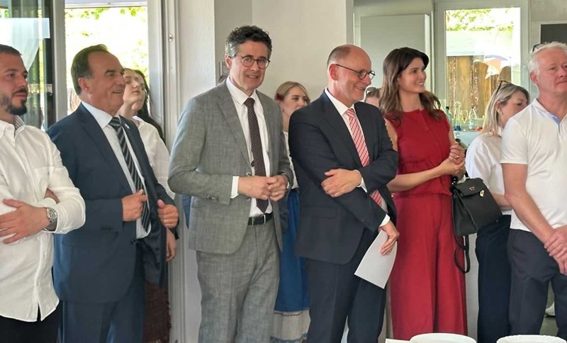 Ante Kulušić na proslavi 55 godina HSK Croatia Singen