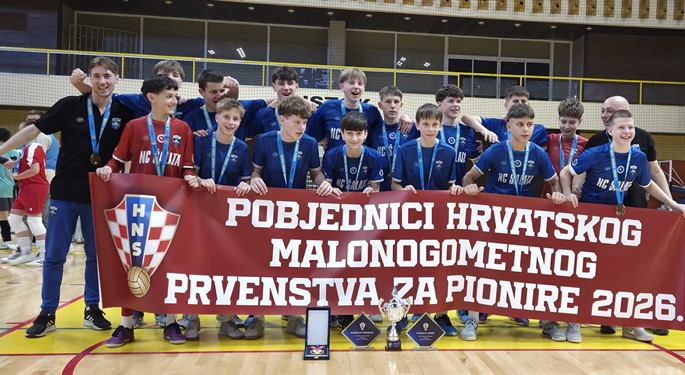Pioniri Uspinjače Gimke prvaci Hrvatske
