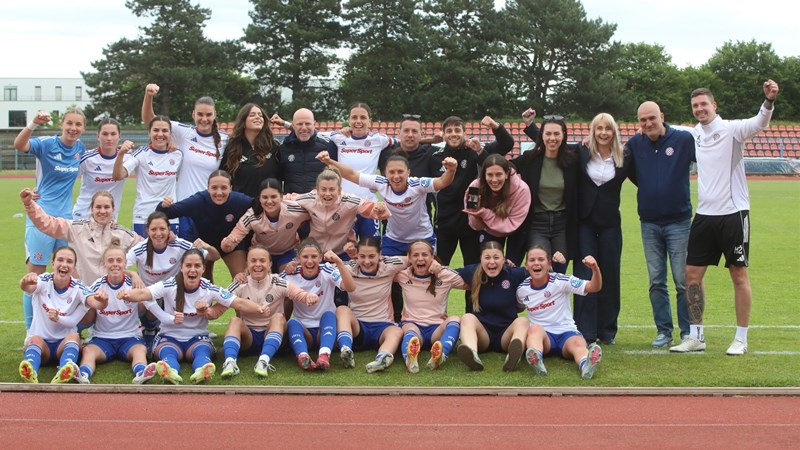 ŽNK Hajduk prvi puta osvojio naslov prvakinja Hrvatske