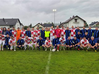 Hrvatska veteranska reprezentacija na proslavi 45 godina veterana NK Ivančica Ivanec