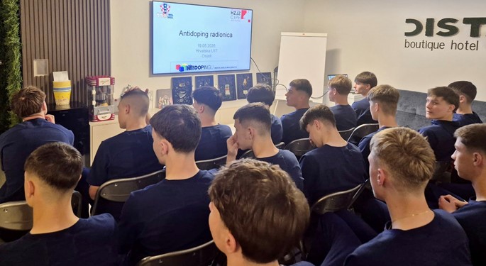 Antidopinška edukacija hrvatske reprezentacije U-17 u sklopu priprema za EP