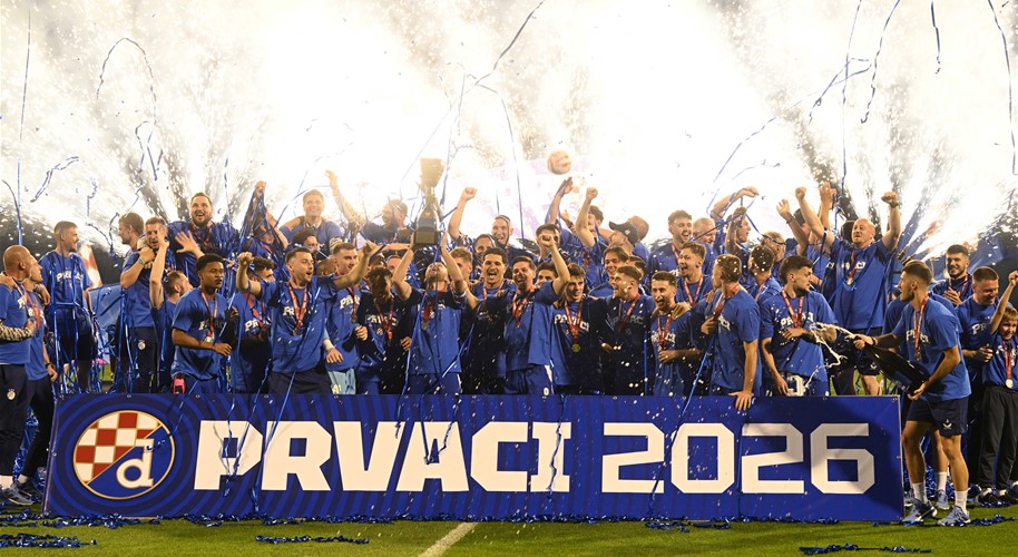 Dinamo slavi titulu, Varaždin uzeo treće mjesto ispred Rijeke