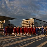Vatreni posjetili gradilište budućeg kampa Hrvatskog nogometnog saveza