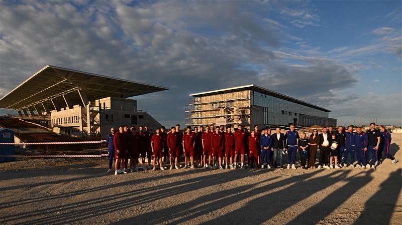 Vatreni posjetili gradilište budućeg kampa Hrvatskog nogometnog saveza