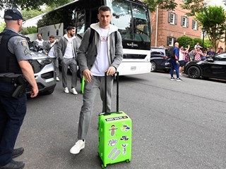 The Vatreni arrive at their base camp in Alexandria