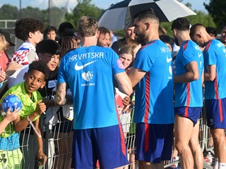 The Vatreni delight large crowd of fans in Alexandria
