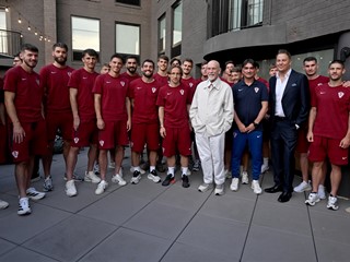 Vatreni and the leadership of the Croatian Football Federation guests at the event “Croatia in the Game”