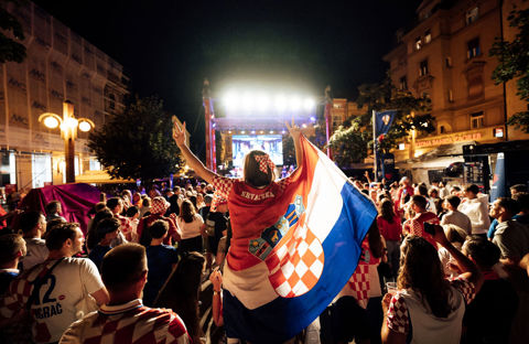 Cvjetni trg ponovno postaje središte nogometnog ljeta