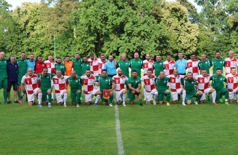 Hrvatska veteranska reprezentacija na proslavi 100 godina NK Valpovka
