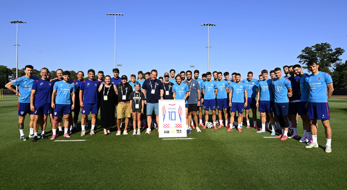 Croatia national team thanked Episcopal High School for its hospitality