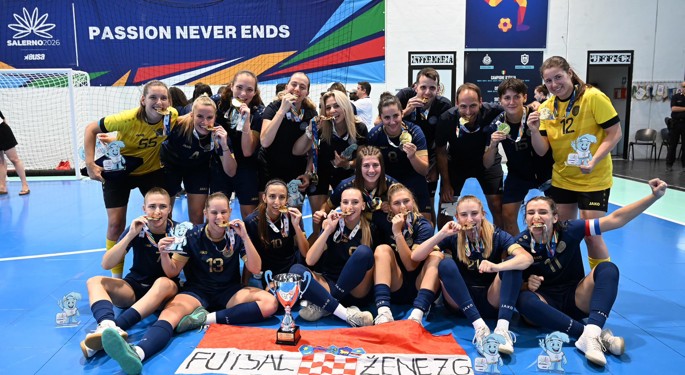 Ženska futsalska ekipa Sveučilišta u Zagrebu osvojila naslov europskih prvakinja