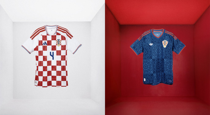 adidas unveils the new home and away jerseys of the Croatian national football team