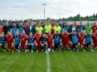 Veteranska reprezentacija Hrvatske na proslavi 80. rođendana NK Vinica