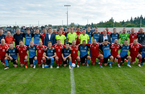 Veteranska reprezentacija Hrvatske na proslavi 80. rođendana NK Vinica