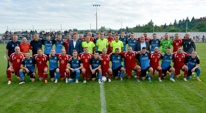 Veteranska reprezentacija Hrvatske na proslavi 80. rođendana NK Vinica