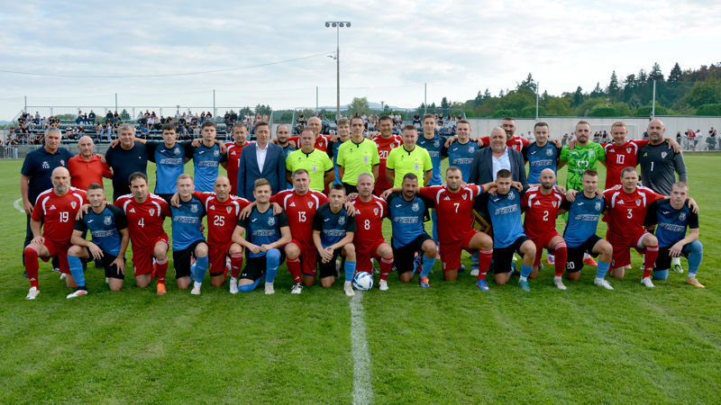 Veteranska reprezentacija Hrvatske na proslavi 80. rođendana NK Vinica