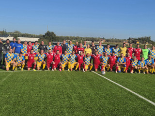 Hrvatska reprezentacija veterana na proslavi osamdesete obljetnice NK Umag