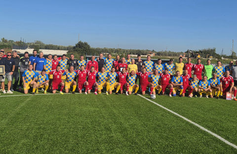 Hrvatska reprezentacija veterana na proslavi osamdesete obljetnice NK Umag