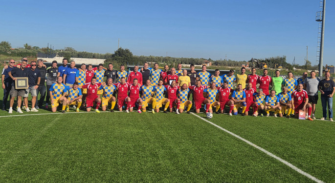 Hrvatska reprezentacija veterana na proslavi osamdesete obljetnice NK Umag