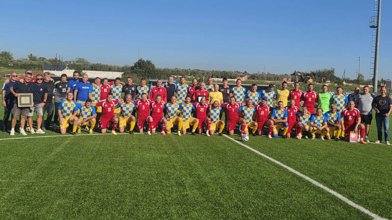 Hrvatska reprezentacija veterana na proslavi osamdesete obljetnice NK Umag