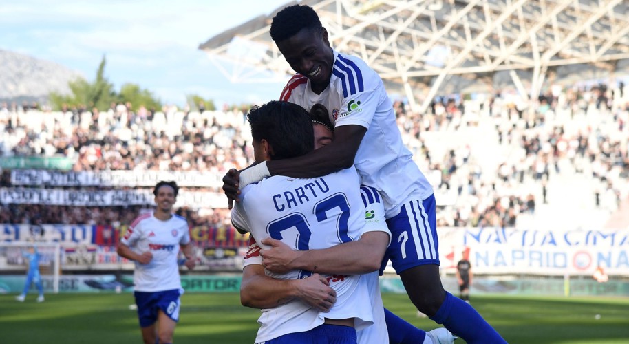 Hajduk uvjerljiv protiv Gorice, Rudeš svladao Dinamo