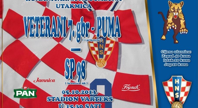Šuker predvodi brončane protiv "PUMA"